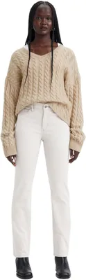 Produktbild von Levi's Damen Jeanshose Classic Mid Rise, Straight Fit, Weiß (Simply White), W30/L32