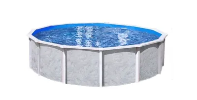 Produktbild von Interline Diana Rund 5,50 m inkl. Zubehör, 29000 l, Gerahmter Pool, Erwachsener & Kind, Leiter, Weiß, 270 kg