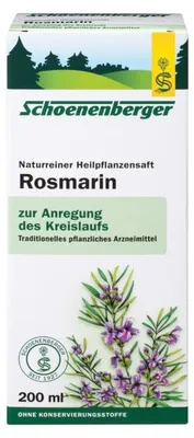 Produktbild von Schoenenberger Naturreiner Heilpflanzensaft Rosmarin, 200 ml Lösung