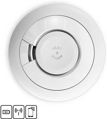 Zdjęcie produktu dla Ei Electronics Ei650i, Fotoelektryczne czujniki odbicia, Bezprzewodowy, Biały, Plastik, 85 dB, 3 m