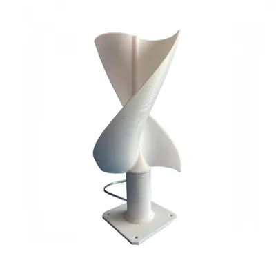 Spiral-Windturbine 100 mm, LED, leise, DIY-Bausatz