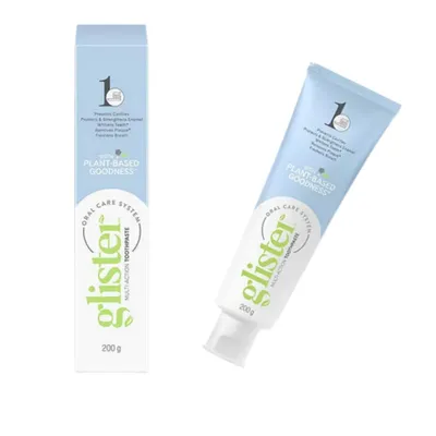 Produktbild von Glister Zahncreme mit Mehrfachwirkung – Frische Pflege für Zähne, Zahnfleisch & Mundflora | Pack 1 x 150 ml / 200 g