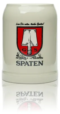 Produktbild von Spaten Bierglas Tonkrug 0,5l Klassischer Bierkrug Humpen Gläser Sammler Liebhaber