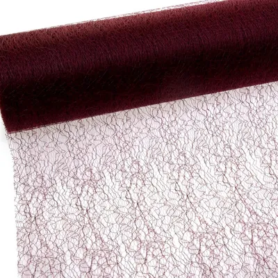 Produktbild von Spiderweb - Mesch - Tischband - 30cm bordeaux - Rolle 25m - 67 011-R 300