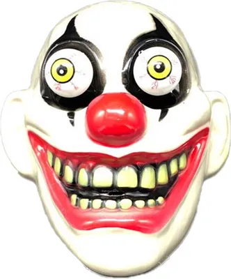 Obrázek produktu pro Strašidelný halloweenský cosplay obličej z plastu, strašně měkký, nositelný, rekvizita na karneval, tematickou párty bez vlasů