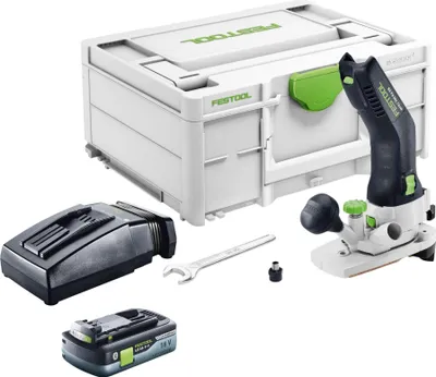 Zdjęcie produktu dla Festool MFKC 700 KA EB-Basic akumulatorowa frezarka modułowa do krawędzi 18 V 8 mm bezszczotkowa + 1x akumulator 4,0 Ah + ładowarka + systainer