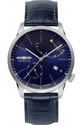 Image de ZEPPELIN 7366-3 montre homme bleu marine classique