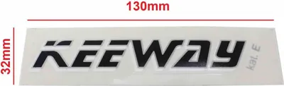 Zdjęcie produktu dla Naklejka KEEWAY CZARNA CAT-G
