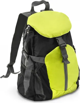 Produktbild von Rucksack 20 Liter grün / schwarz - faltbar