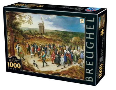 Produktbild von Rätsel 1000 Brueghel, Hochzeitsprozession