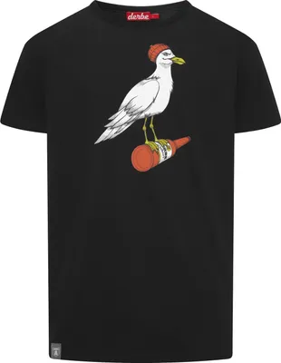 Produktbild von Derbe Hamburg T-Shirt Herren Sturmmöwe schwarz M