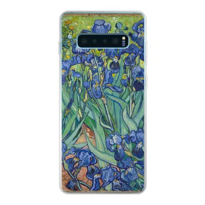 Produktbild von MuchoWow® Handyhülle Schutzhülle Hülle für Samsung Galaxy S10 Lite Schwertlilien - Vincent van Gogh Silikon Softcase Handy Hülle - Schutz