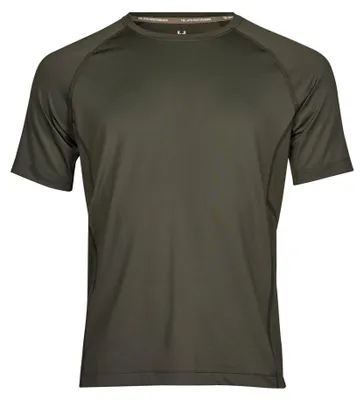 Immagine prodotto di Maglietta da uomo Tee Jays Cool Dry, maniche corte FK916 (S) (verde scuro)