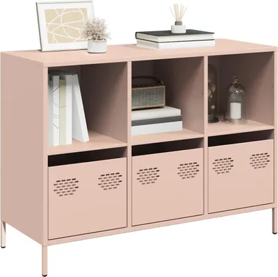 Produktbild von vidaXL Sideboard Rosa 101,5x39x73,5 cm Kaltgewalzter Stahl