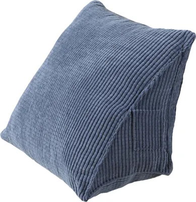 Obrázok produktu pre Trojuholníkový vankúš 20 x 36 x 40 cm Čitateľský vankúš s vreckom na zips Trojuholníkový podhlavník Malý vankúš na oporu chrbta Vankúš na hlavu do kancelárie, na posteľ doma alebo na pohovku