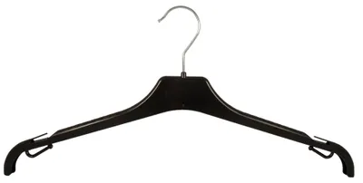 Produktbild von Kleiderbügel für Kostümen Blusenbügel Shirtbügel 47 cm schwarz W7Tb  20 Stück