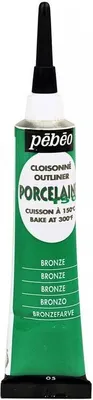 Obrázok produktu pre Pebeo Porcelaine 150 Kontúrovacia farba, 20 ml, 05 Bronzová