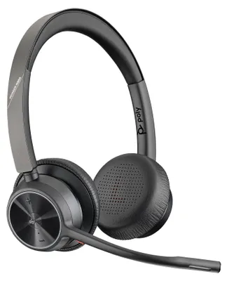Produktbild von POLY Voyager 4320 USB-C Headset, Kabellos, Büro/Callcenter, Kopfhörer, Schwarz