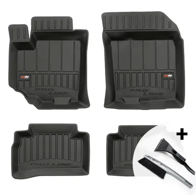 Productafbeelding van moto-MOLTICO 3D rubberen vloermatten voor auto, set van 4 stuks, all-weather rubberen voetmatten - geschikt voor Suzuki Vitara II vanaf 2014