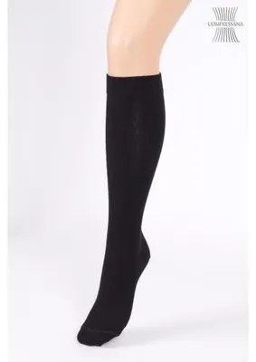 Zdjęcie produktu dla Compressana Podkolanówki rozmiar 1 czarne w.sp. 2 szt