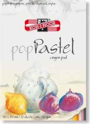Obrázek produktu pro KOH Pastelové omalovánky A4 - 20 barevných listů, 220 g/m²