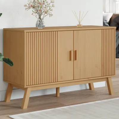 Obrázek produktu pro vidaXL Příborník OLDEN Brown 114x43x73,5 cm z masivního borovicového dřeva