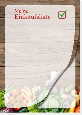 Produktbild von RNK Notizblock Einkaufsliste DIN A6 50Bl