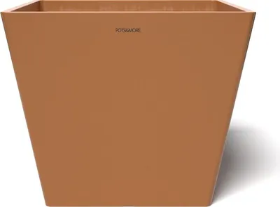 Produktbild von POTS&MORE Pflanztopf Prismo 30, Durchmesser ¸ 31 cm quadratisch Terrakotta Höhe 25,6 cm