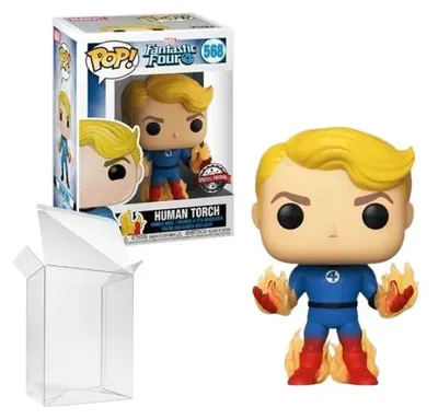 Produktbild von Funko Pop! Marvel Fantastic Four - Human Torch #569