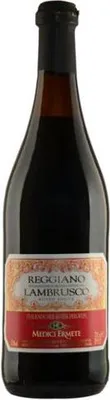 A bottle of red wine on a white background.