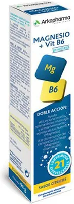 Obrázok produktu pre Arkopharma Arkomag Horčík a vitamín B6 21 šumivých tabliet