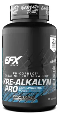 Productafbeelding van EFX Sports Kre-Alkalyn PRO (60 capsules), smaakneutraal - Creatine - Kre-Alkalyn