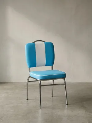 Esszimmerstuhl Kunstleder weiß 47x45x90 cm mit Polsterung für Esszimmer Design Möbel modern hochwertig stilvoll robust langlebig Wohnen Einrichtung Interior Zuhause Wohnzimmer elegant_#sku_BARWL1.717#