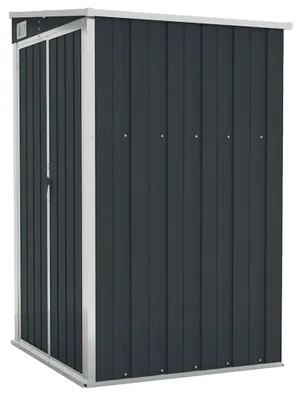 Produktbild von vidaXL Anbauschuppen Anthrazit 118x100x178 cm Verzinkter Stahl