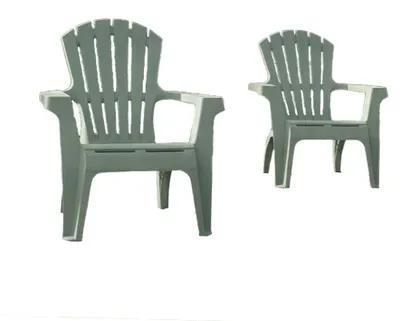 Image de Lot de 2 Fauteuils adirondack Vert