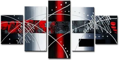 Zdjęcie produktu dla Obraz na płótnie, 160x80 cm, abstrakcyjny, geometryczny, do dekoracji ścian