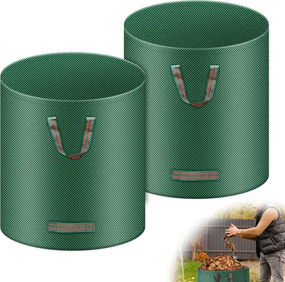 Imagen del producto de Bolsa para residuos de jardín, 270 litros, resistente, ideal para hojas y restos de poda