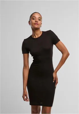 Produktbild von Urban Classics Kurzes Kleid Damen Ladies Basic Slim Fit T-Shirt Dress schwarz XL