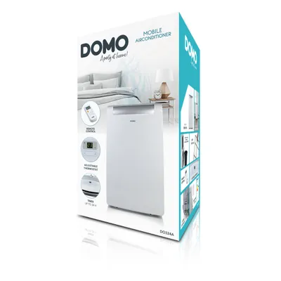 Obrázek produktu pro Domo DO324A, Jednodílná přenosná klimatizace, Chlazení, Zbavování vlhkosti, Ventilátor, 12000 BTU/h, 65 dB, 40 m², 105 m³