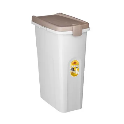 Obrázok produktu pre Kerbl Futtercontainer (Trockenfutterbeh?lter, 40 lt, braun/wei¤) 80832