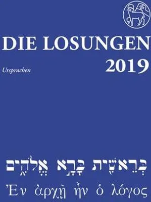 Produktbild von Die Losungen 2019 für Deutschland in der Ursprache