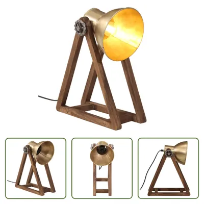 Produktbild von The Living Store Schreibtischlampe 25 W Antik-Messing 30x17x40 cm E27