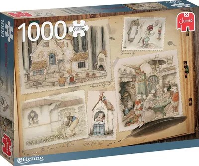 Zdjęcie produktu dla JUMBO Puzzle Księga Bajek Efteling 1000 elementów