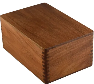 Immagine prodotto di ROOGU scatola scatola in legno di acacia cofanetto gioielli orologi scacchi stoccaggio