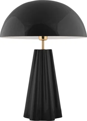 Image de Leitmotiv - Lampe de table Amplio Xl - Noir - Ø30cm Lampe de table - Lampe de chevet, salon, chambre à coucher