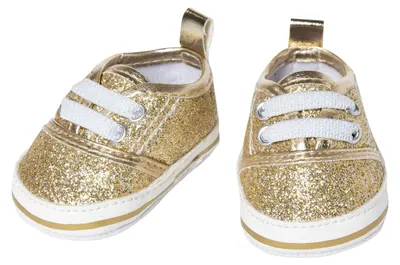 Image de Poppensneakers Glitter Goud, 30-34 cm