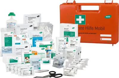 Produktbild von WERO Erste Hilfe Mobil - DIN 13164 und DIN 13157
