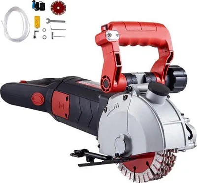 Immagine prodotto di Troncatrice da 4800 W – elettrica, con lama da 125 mm e guida laser per il taglio di cemento e pietra