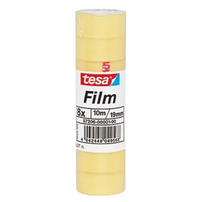 Produktbild von TESA 57206-00001-01, Transparent, Handwerk, Verpackung, Polypropylen (PP), 10 m, 19 mm, 8 Stück(e)
