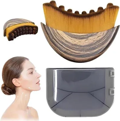Produktbild von Massage- und Lymphdrainage-Bürste für Gesicht und Körper - tief reinesend und entgiftend